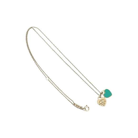 TIFFANY Silver Diamond Heart Necklace - Picture 3 of 4